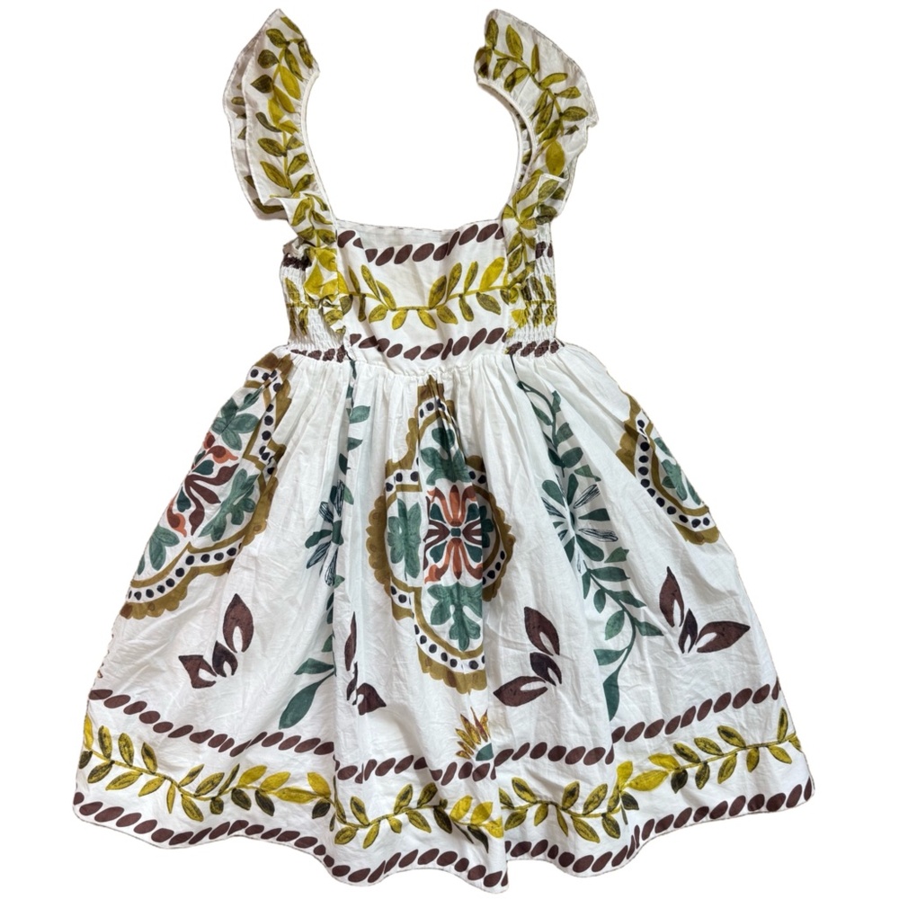 Anthropologie Ruffle Sleeve Square Neck Mini Dress